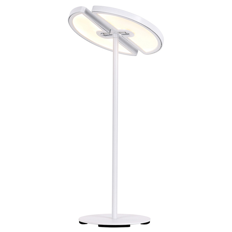 ໂຄມໄຟ LED ຕັ້ງໂຕະແບບ Dual-Moon ທີ່ມີການຄວບຄຸມອຸນຫະພູມສີ