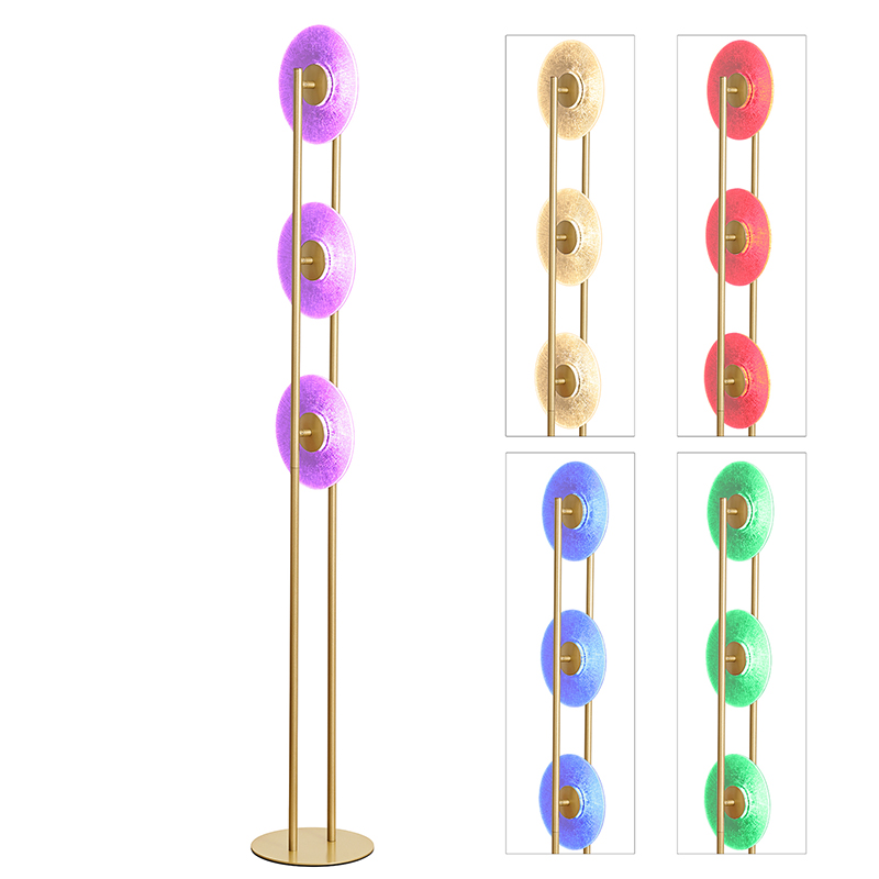 ໂຄມໄຟ LED RGB ຊັ້ນມີ 3 ແຜ່ນ