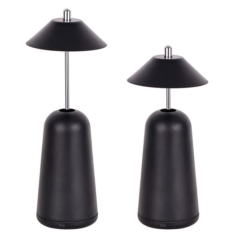 ໂຄມໄຟ LED Desk ທີ່ທັນສະໄຫມພ້ອມຮົ່ມທີ່ປັບໄດ້