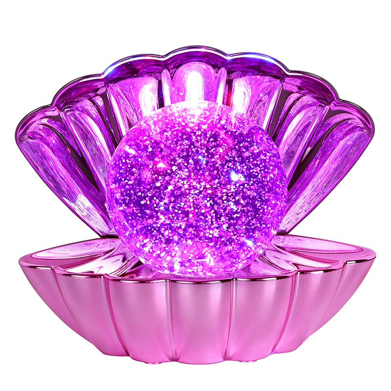 ໂຄມໄຟ RGB Shell ກັບ Glitter Liquid